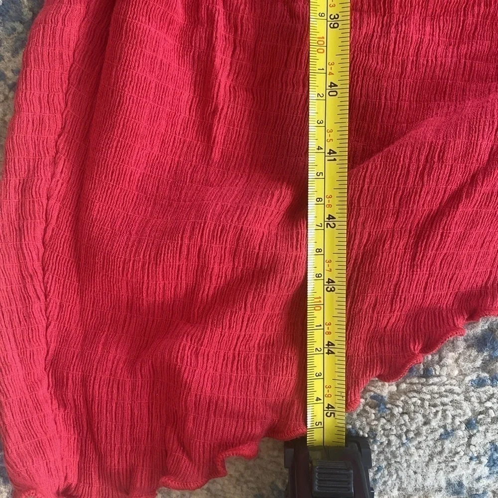NWOT Free People red halter neck midi dress